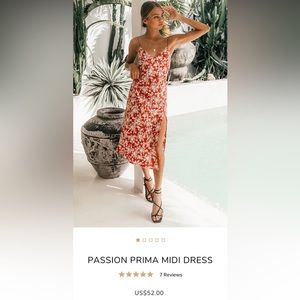 Fortunate One Passion Prima Midi Dress